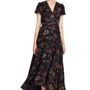 Polo Ralph Lauren - Silk Georgette Floral Wrap Maxi Dress